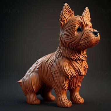 3D модель Собака породи керн терєр (STL)